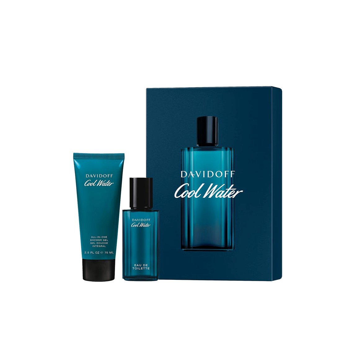 Presentation1 Davidoff Cool Water for Men 40ml EDT Spray / 75ml Shower Gel - Image 1