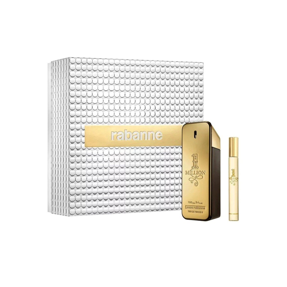Presentation1-12-1.jpg Paco Rabanne 1 Million 100ml EDT Spray / 10ml EDT Travel Spray - Image 1