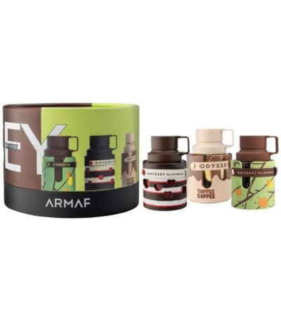 Armaf Odyssey Dubai Chocolat Toffee Coffee Black Forest Discovery Set 3 x 30ml - discovery set