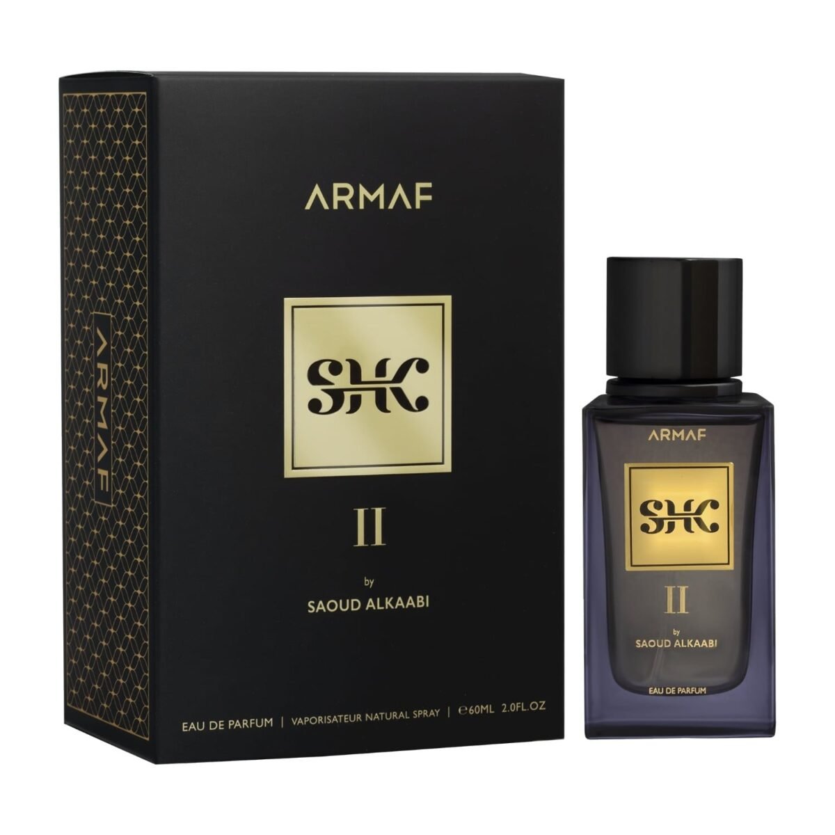 Armaf SHK II by Saoud AlKaabi Eau De Parfum 60ml - bottle with box