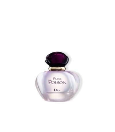 Dior Pure Poison Eau de Parfum 30ml round white bottle with purple cap, front view