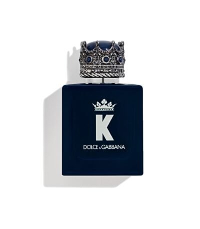 Dolce and Gabbana K Parfum 50ml navy bottle with crown cap, front view