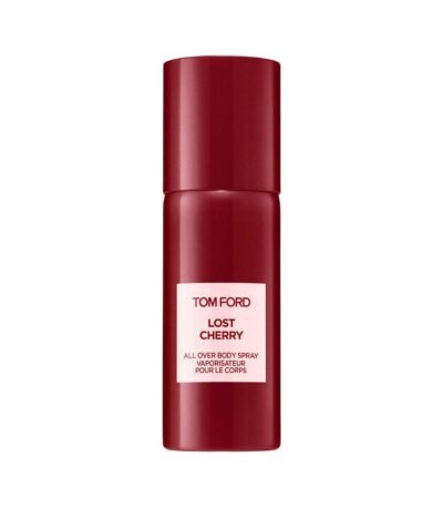Tom Ford Lost Cherry All Over Body Spray 150ml cherry-red can, front view